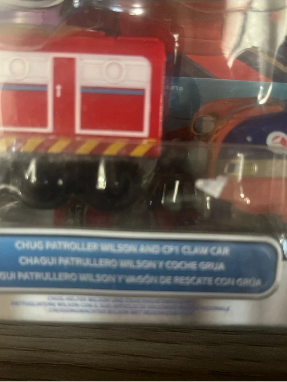 Chuggington StackTrack Red Wilson & Blue Claw Rescue Cars Kids Toy